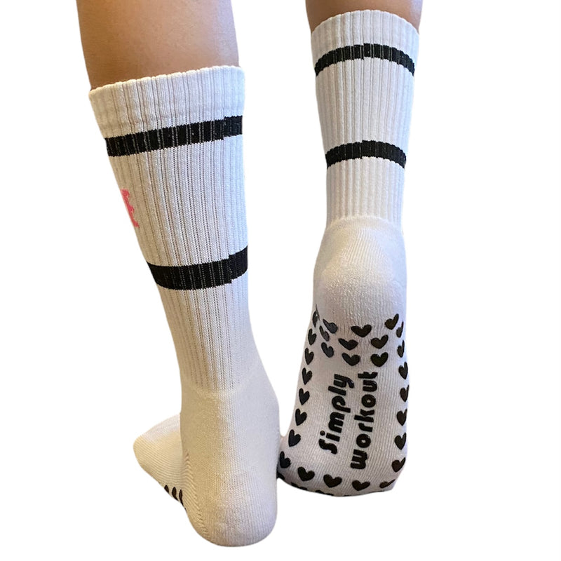 Be Fearless Wisteria Grip Socks - Sticky Be - simplyWORKOUT