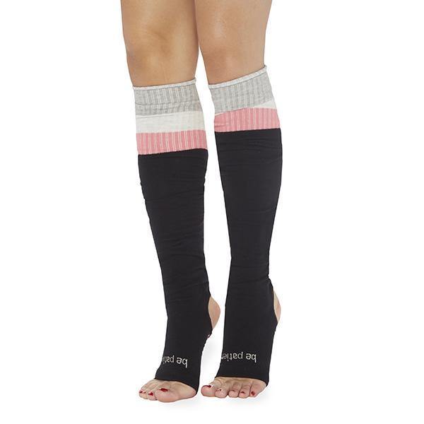 Sticky Be Be Patient Stirrup Grip Leg Warmers Black Melon