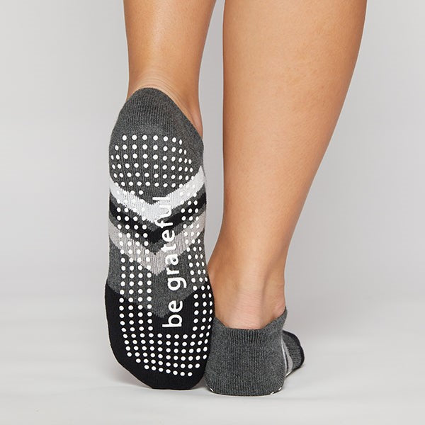 Be Grateful Maxine Grip Socks - Shade (Barre / Pilates)