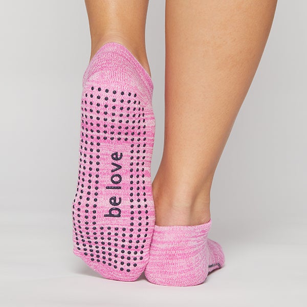 STICKY BE - Be Flexible Grip Socks - Marbled Fig // Sticky Be - Pilates &  Barre – SIMPLYWORKOUT