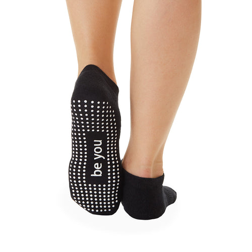 Sticky Be Be You - Black White Grip Socks