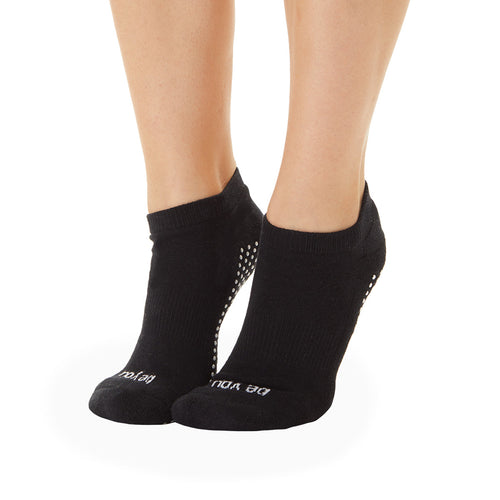 Sticky Be Be You - Black White Grip Socks