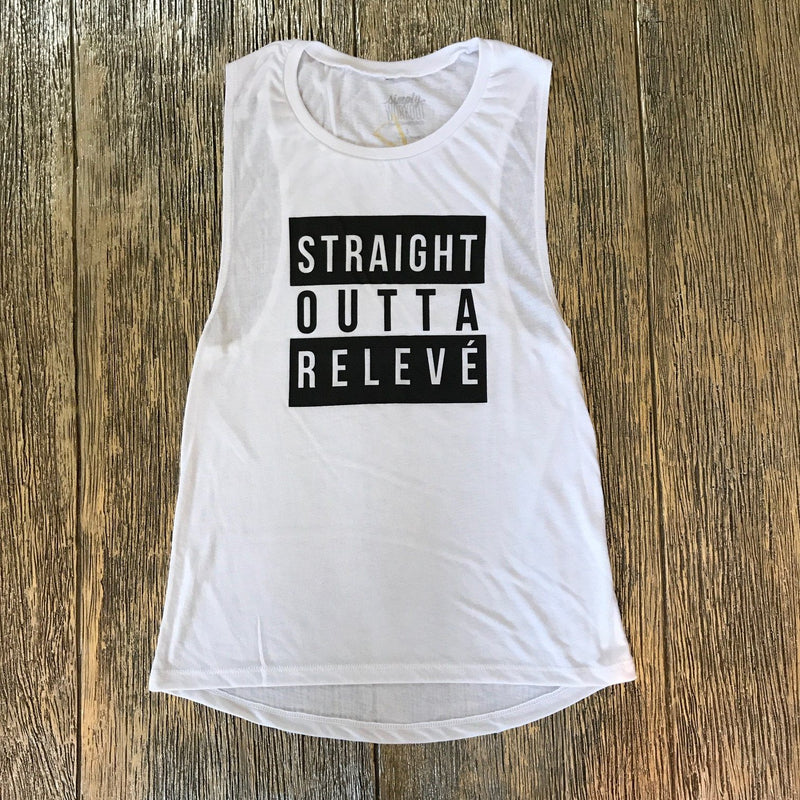 Barre Workout Tank - Straight Outta Releve - simplyWORKOUT – SIMPLYWORKOUT