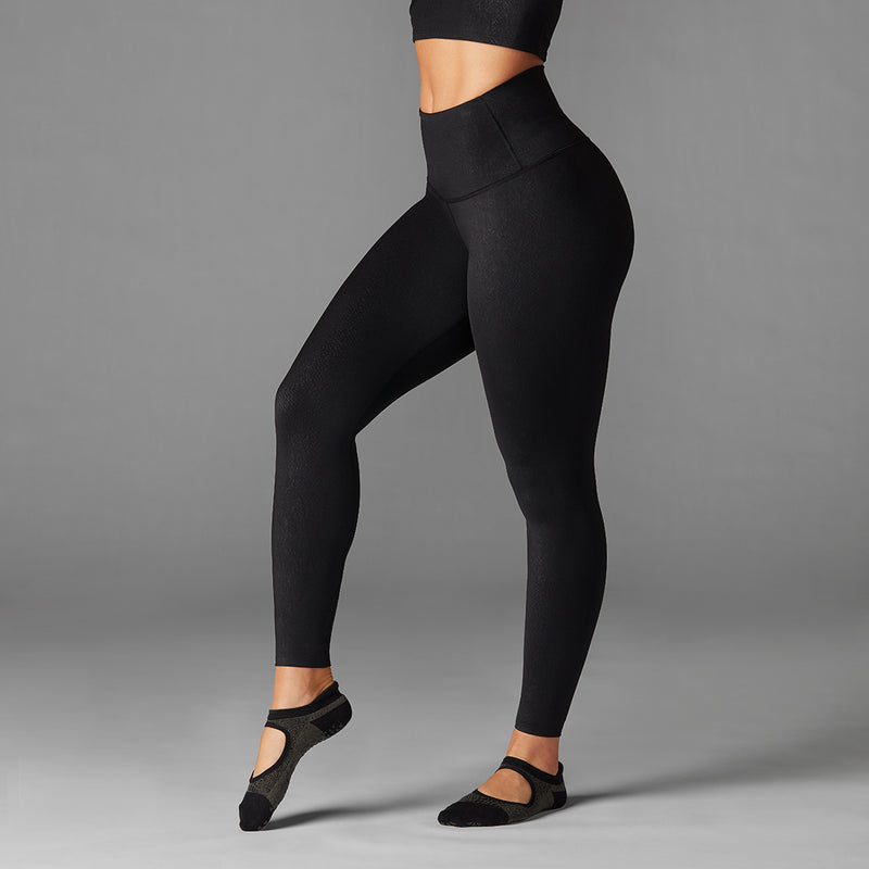 Ava Fitness Progress High Waisted Leggings - Black
