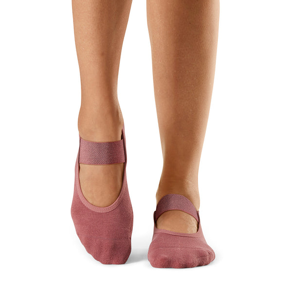 tavi active lola Zion grip socks ballet strap