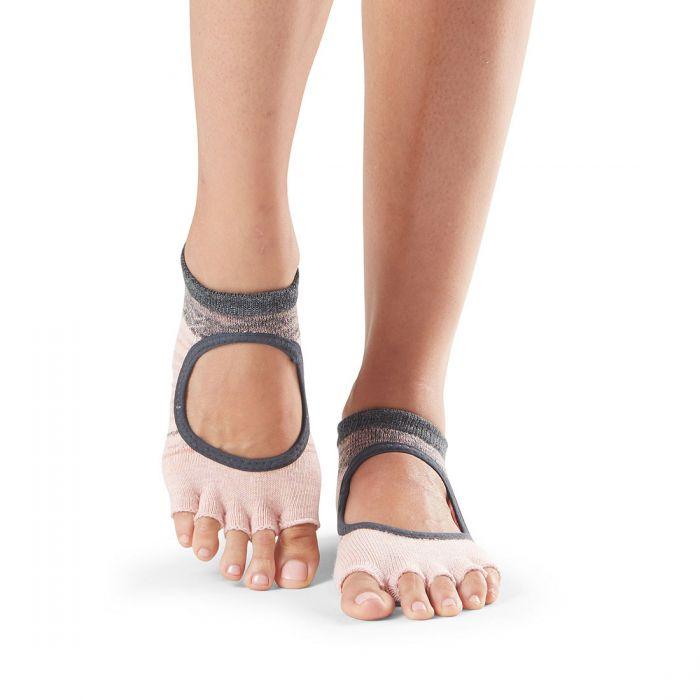Toesox Bellarina Half Toe Grip Socks Size Medium New Colorway Ciao Pilates  Yoga