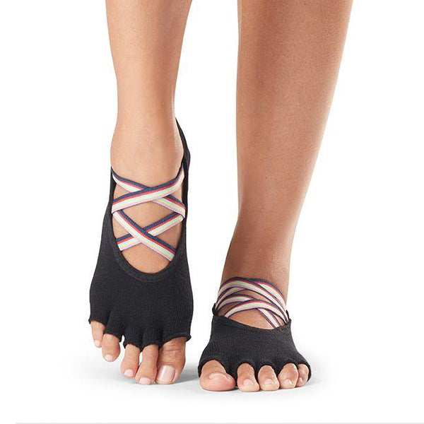 toesox mojo elle half toe grip socks