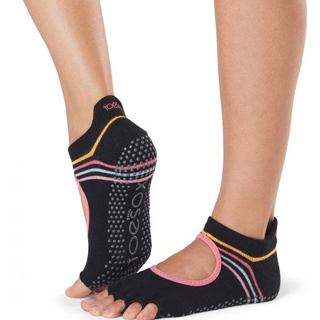 ToeSox Women's Ballerina Half Toe Grip Socks, The Best Grippy Socks to  Prevent a Slip-and-Fall in Pilates