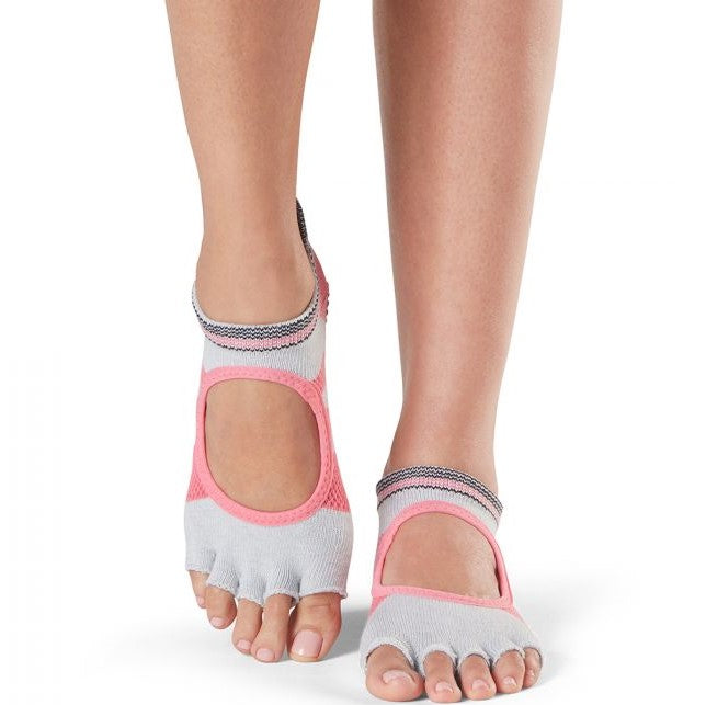 Toesox Womens/Ladies Bellarina Groovy Half Toe Socks (MQ286)