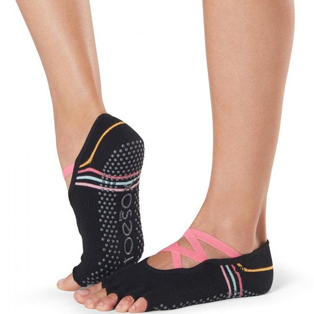 Toesox ELLE Half Toe Grip Socks ALLURE (Pink) NEW SEALED Sizes