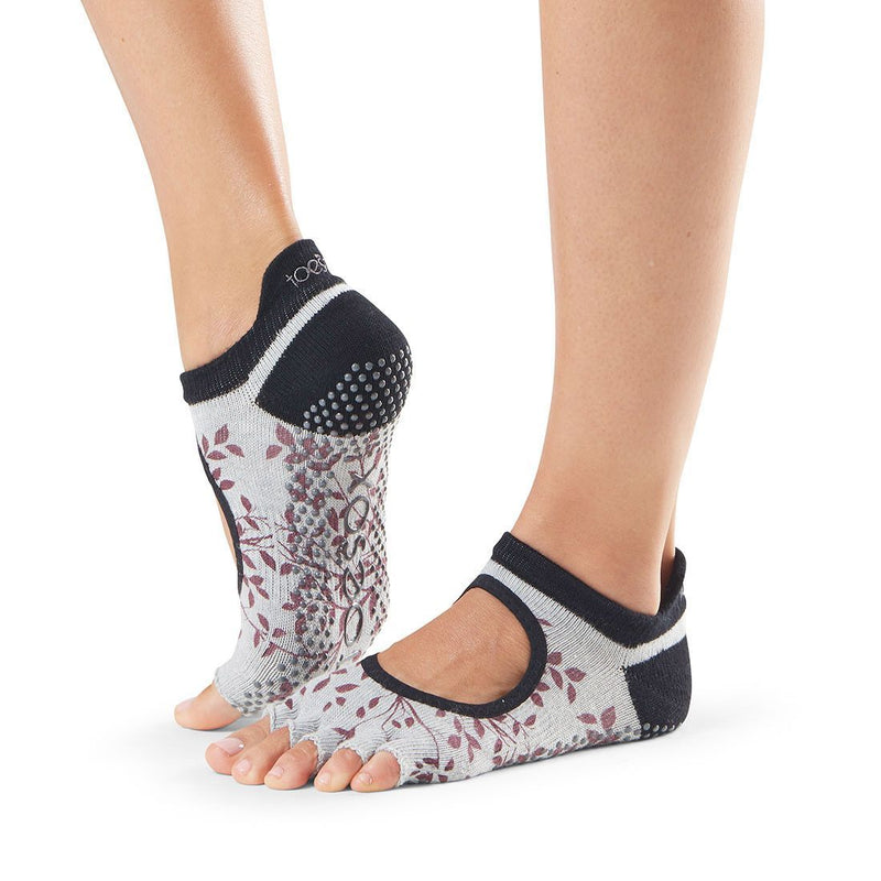 Half Toe Bellarina Grip Socks Grip Yoga Socks