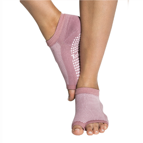 tucketts-Flow Grip Socks - Mauve Pique