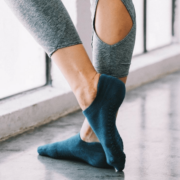Pointe Studio Union Full Foot Grip Sock - Womens - Black - Dancewear Centre