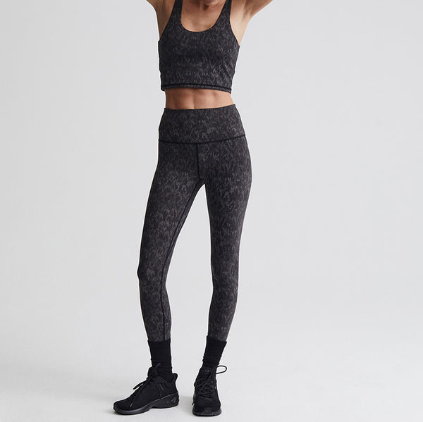 varley lets go high rise monochrome cheetah leggings